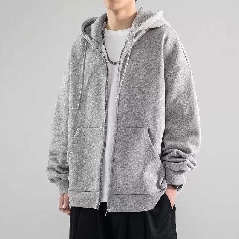 Áo Khoác Nỉ Bông Dày Dặn Nam Nữ, Khoá Zip, Nón 2 Lớp, Size M/L/XL - Hoodie, Nhung