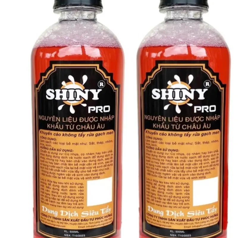 Combo 2 chai SHINY Đỏ tẩy lóc máy chính hãng. Tayrua 2