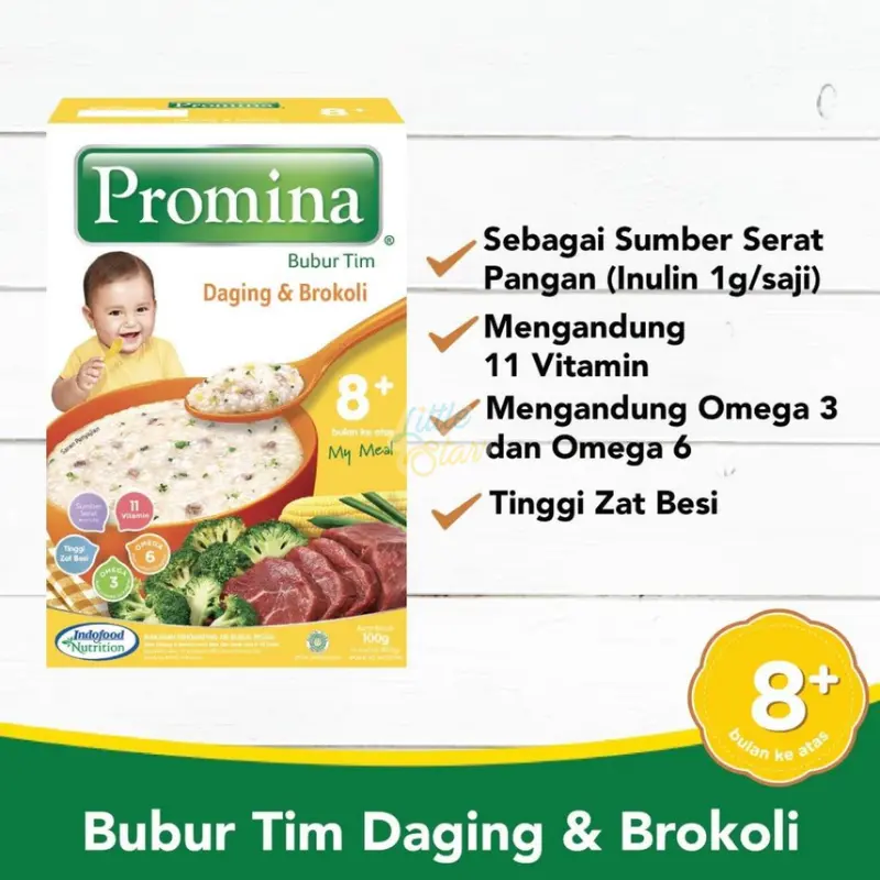 Promina Bubur Reguler 8+ 100 Gr Makanan Mpasi Bayi Instant Newborn Baby Food 2