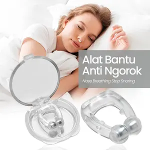 Alat Bantu Anti Ngorok Nose Breathing Stop Snoring Magnetic - AS30 - Transparent Hidung Cleaning