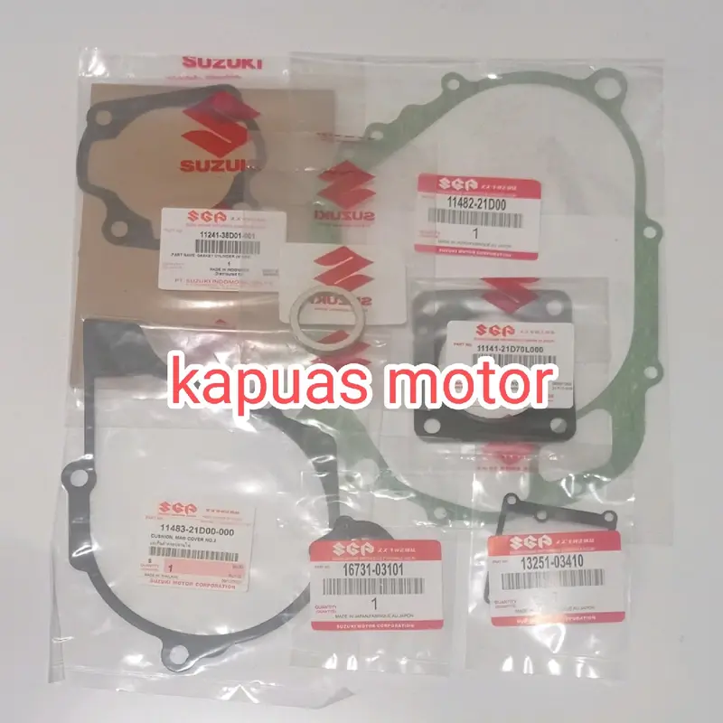 paking gasket full set fulset fullset Suzuki satria 2 tak 2tak hiu lumba lscm Malaysia original sgp 0