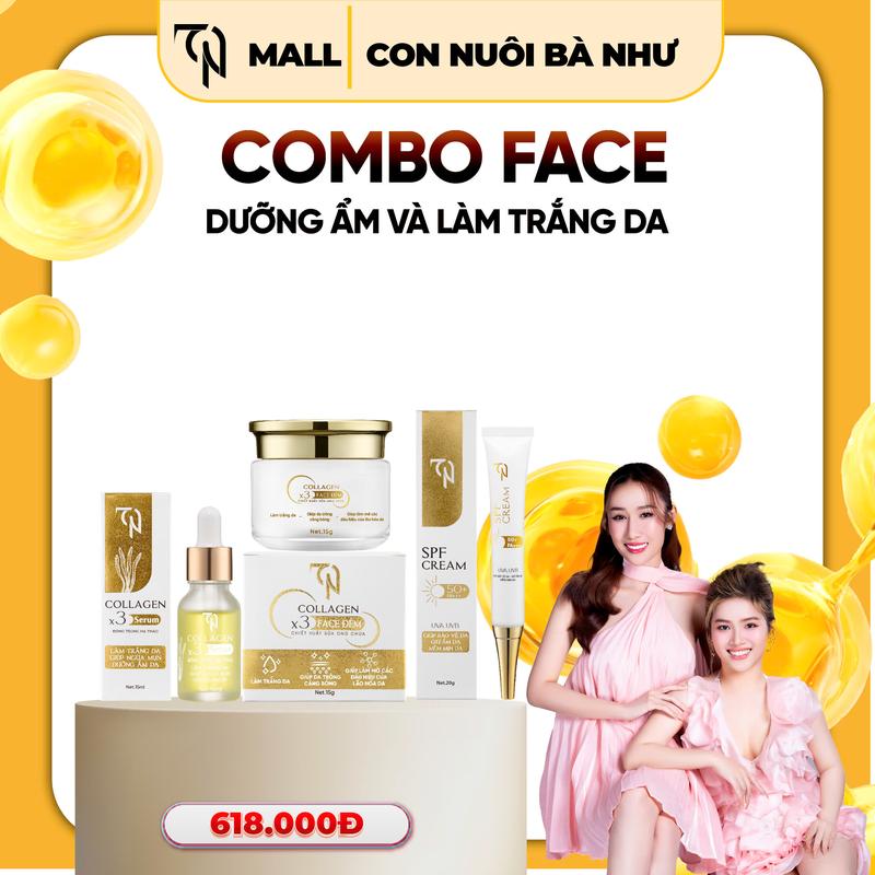 ( HẾT CHƯƠNG TRÌNH TẶNG PHIẾU ) COMBO 3 SẢN PHẨM - KEM FACE ĐÊM SỮA ONG CHÚA + SERUM NÁM + CHỐNG NẮNG MỸ PHẨM ĐÔNG ANH SKINCARE