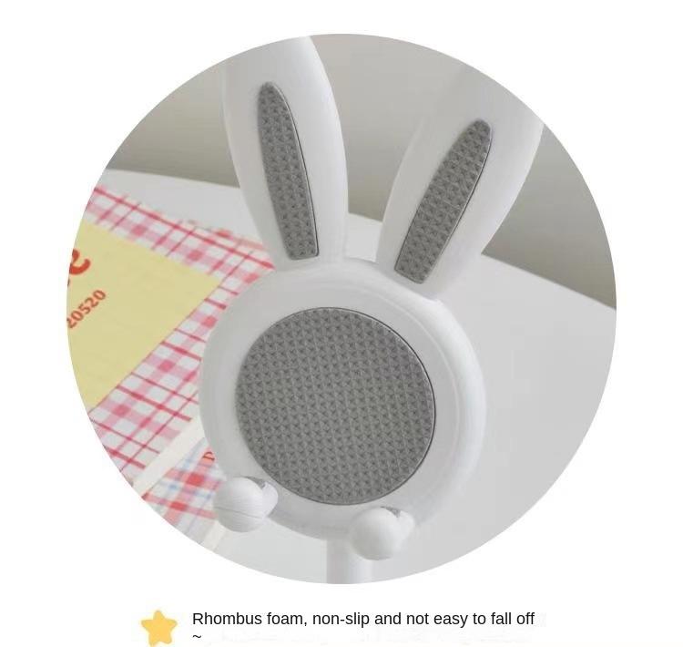 Product Introduction of Adorable Rabbit Mobile Phone Bracket Adjustable Desktop Super Stable Lazy Bracket Binge-Watching Tool Accessories Cellphone Smartphone Stand Mount 17