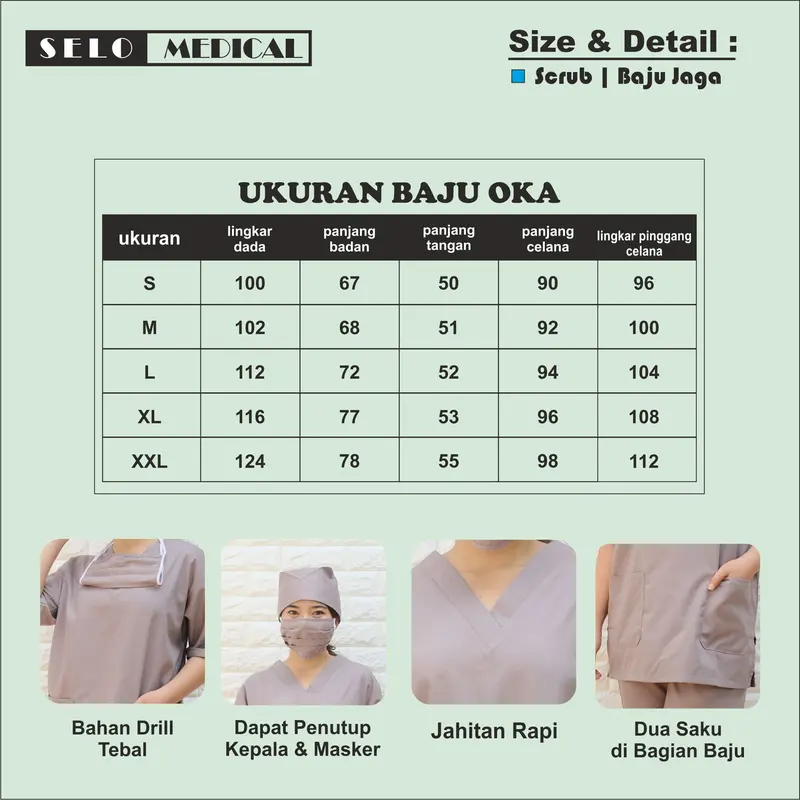 BAJU OKA LENGAN PANJANG / BAJU OK UNISEX 2
