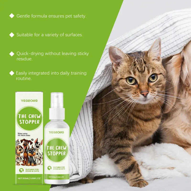 Pet Anti-chew Spray, 1 Count Furniture Protective Cat Dog Anti-bite Aid Training Bitter Spray, Pet Training & Behaviour Aids, Dog & Cat Accessories 5