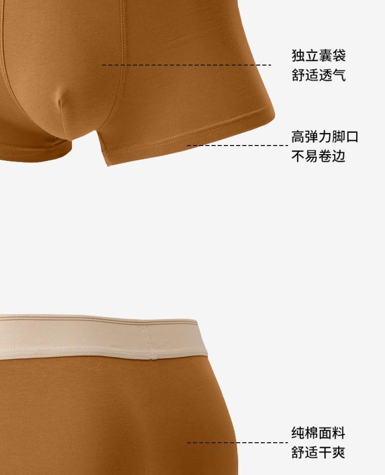 Product Introduction of Đồ Lót Nam Trơn Chất Liệu Cotton Nguyên Chất, Thiết Kế Boxer Đơn Giản, Thoáng Khí, Hàng Mới Về, Hợp Xu hướng, Kháng Khuẩn, Thích Hợp Cho Chàng Trai Trẻ Trung Và Thanh Niên, Quần Đùi Boxer 19