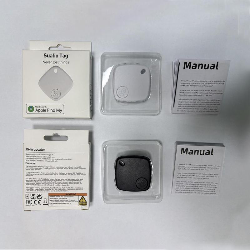 Product Introduction of Smart Tracker Item Finder, 1 Count Smart Item Locator for Keys, Bags, Luggage, Pets, Anti-lost Locator, GPS Tracker for iOS 3