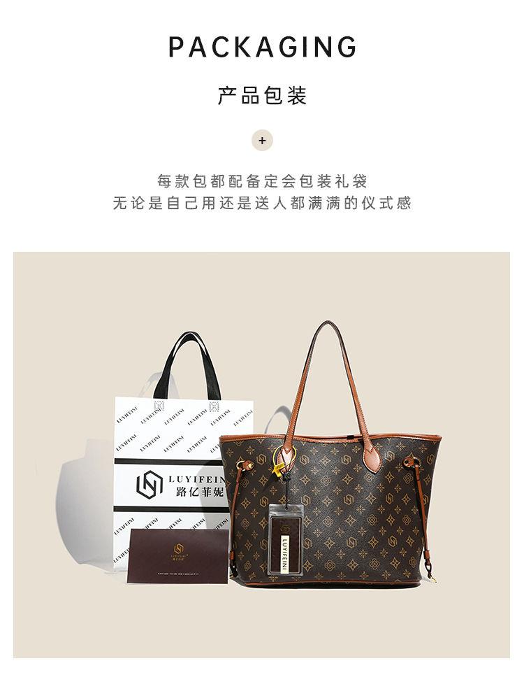 Product Introduction of Túi Tote Cầm Tay Hong Kong, Giá Cả Phải Chăng, Sang Trọng, Cao Cấp, Phong Cách Cổ Điển Da Thật, Thời Trang, Dễ Phối Đồ Thích Hợp Đi Lại, Dung Lượng Lớn, Không Thấm Nước, Túi Đeo Vai Nữ 2