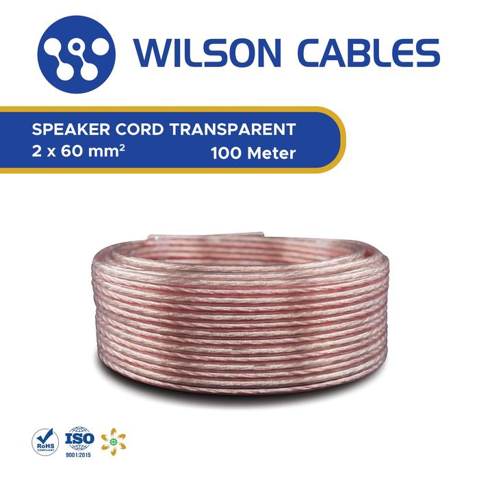 Gambar Kabel Audio 2x60 100 Meter TR - Speaker Cord Wilson Cables - 100 Meter dari Wilson Cables Kab. Tangerang Tokopedia