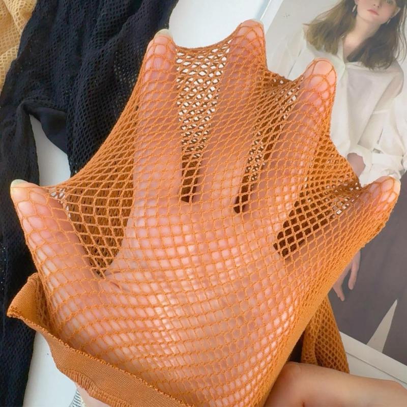 Sexy Women's Long Fishnet Stockings Nylon Pantyhose Thin Style Comfortable Mesh Design Breathable Silk Stockings 3