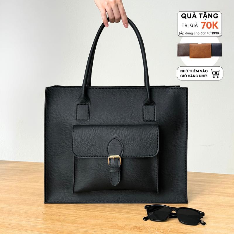 Túi Đựng Laptop 15.6 Inch A4 Đi Làm, túi tote Bản To Văn Phòng, túi Xách Công Sở Nữ Chất Liệu Da Dày Dặn Màu Sắc Trẻ Trung Năng Động, BEBE Limi bags