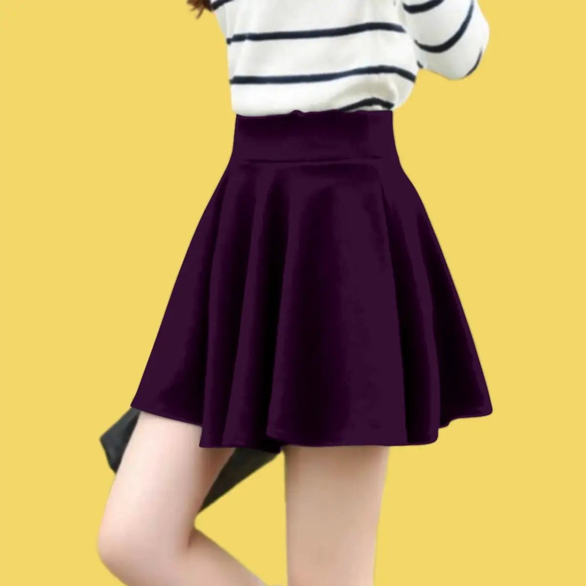 Rok korean Style Mini Skrit Olahraga Wanita Gym Renang Tennis Voli Senam Dancer Zumba Bersepeda Sport