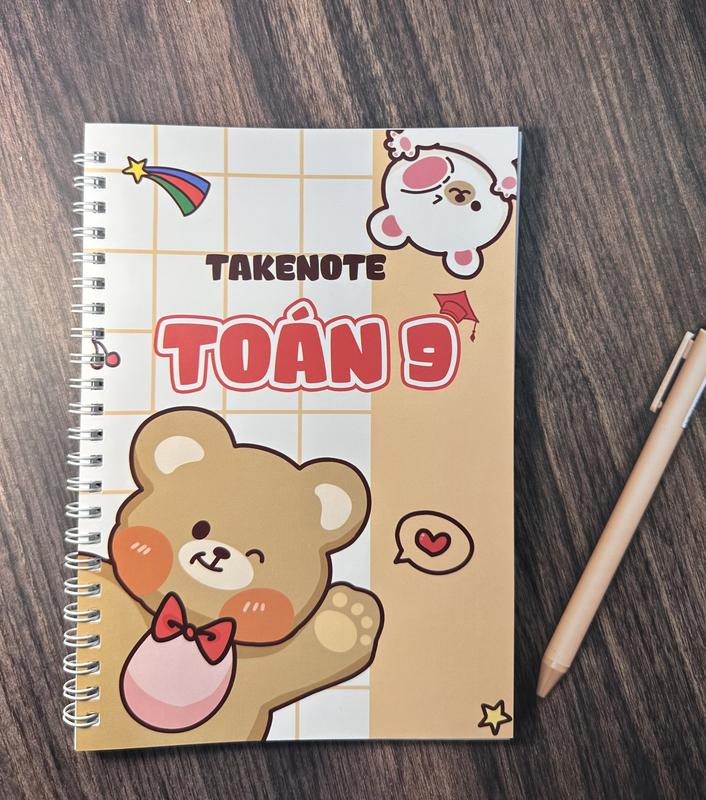 Sổ Tay Bằng Giấy A5- Take Note Toán 9 Chương Trình Mới 2024 (Tặng Kèm Thời Khóa Biểu Hình Ngẫu Nhiên)