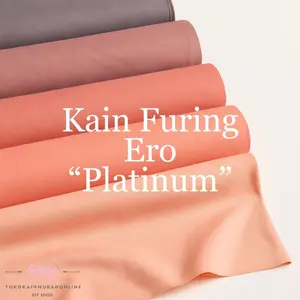[PER SETENGAH METER] Kain Furing Ero Platinum Katun Jepang Original 100% Premium Super Silk 44" Daleman l TERMURAH