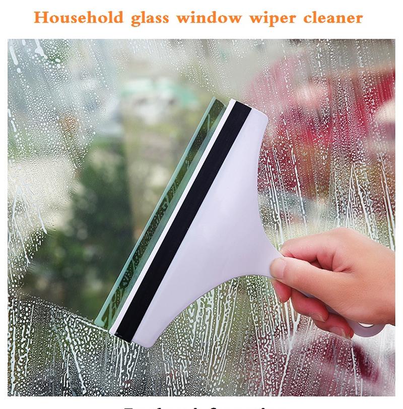 Product Introduction of Household Cleaning Bathroom Mirror Cleaner With Silicone Blade Holder Hook Car Glass Shower Squeegee Window Glass Wiper Scraper 22