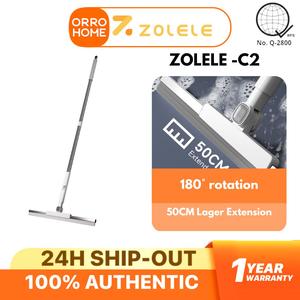 ZOLELE C2 180 Rotating 50CM Multifunctional Stainless Magic Broom Floor Wiper Squeegee For Clean Floor Surface Hair Household Mop