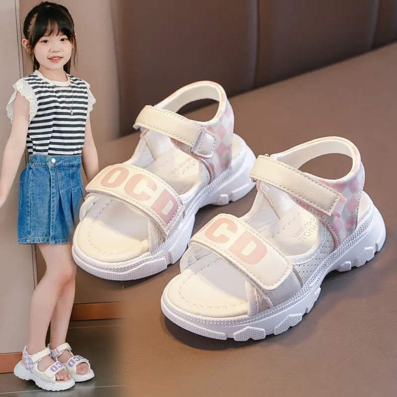 Giày Sandal Thể Thao Đế Mềm Hở Ngón Thời Trang Dành Cho Bé Gái 813 Size 26-38
