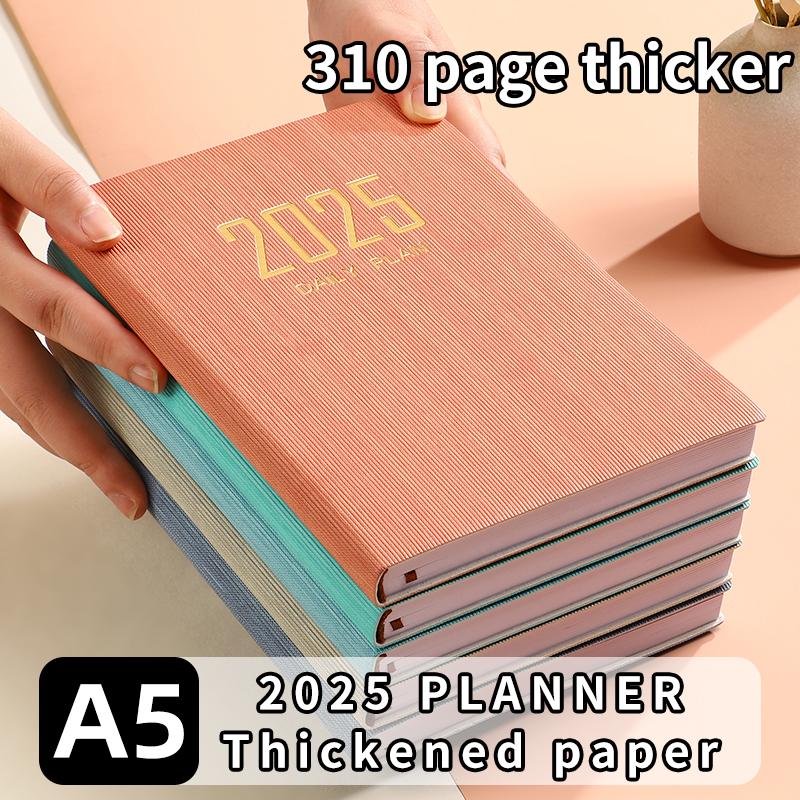 Sổ Lập Kế Hoạch A5, 2023, 365 Ngày, Lịch Trình Hàng Ngày Và Hàng Tuần, Sổ Tay, Bìa Da PU, Chương Trình Nghị Sự, Người Sắp Xếp Lịch Trình, Thích Hợp Cho Trường Học, Văn Phòng, Nhật Ký Cá Nhân Và Quản Lý Thời Gian