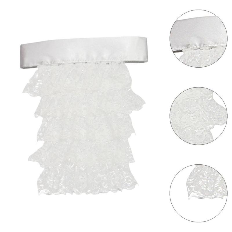 Product Introduction of Victorian Ruffle Collar Stylish Decorative White Half Shirts False Collar Mock Neck Women Detachable Collar Lace Collar Girls 2