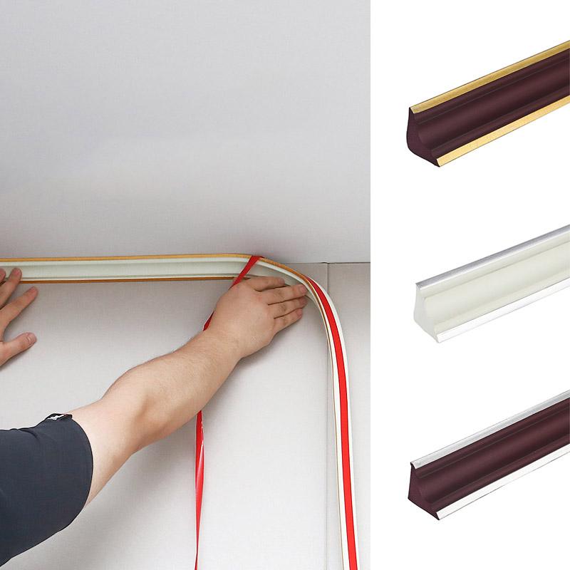 Product Introduction of 1m 3D Ceiling Decoration Strip Self-adhesive Top Corner Line Waist Line Floor Gap Sticker Waterproof Wall Sticker Specialty Kitchen Utensils 17