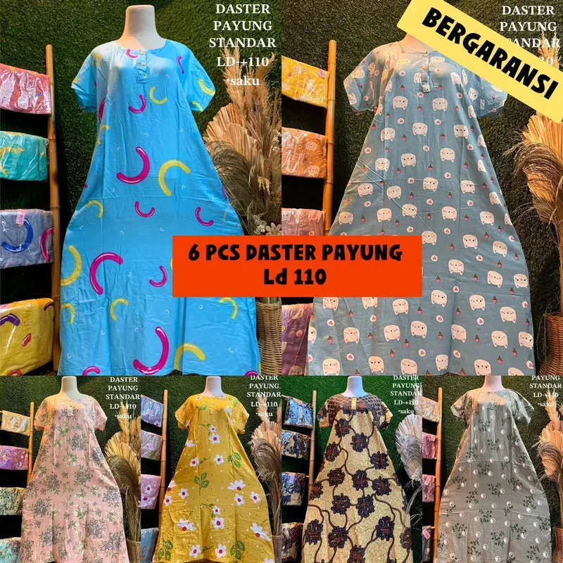 Bundling 6 pcs Daster Payung Ld 110 0