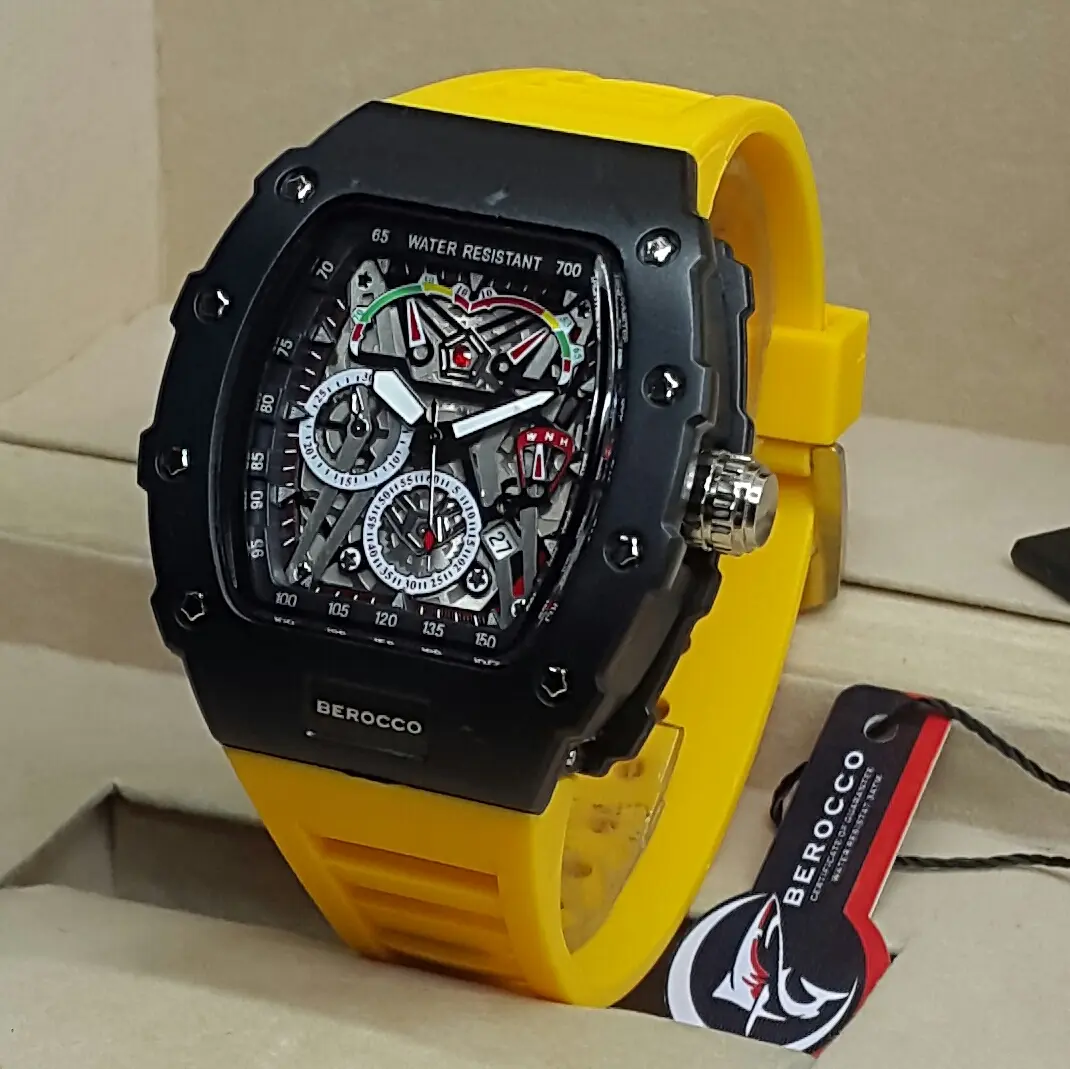 Jam tangan BEROCCO Original 2Lingkar Rubber