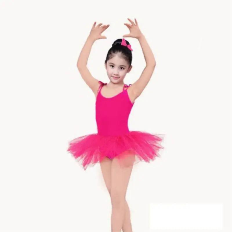 Product Introduction of Children's Ballet Dress Solid Color Sling Ballet Dance Dress Elegant Ballet Tutu Children Dance Costume Girls Ballroom Ballet Costume Stage Costume 3 Pieces 16