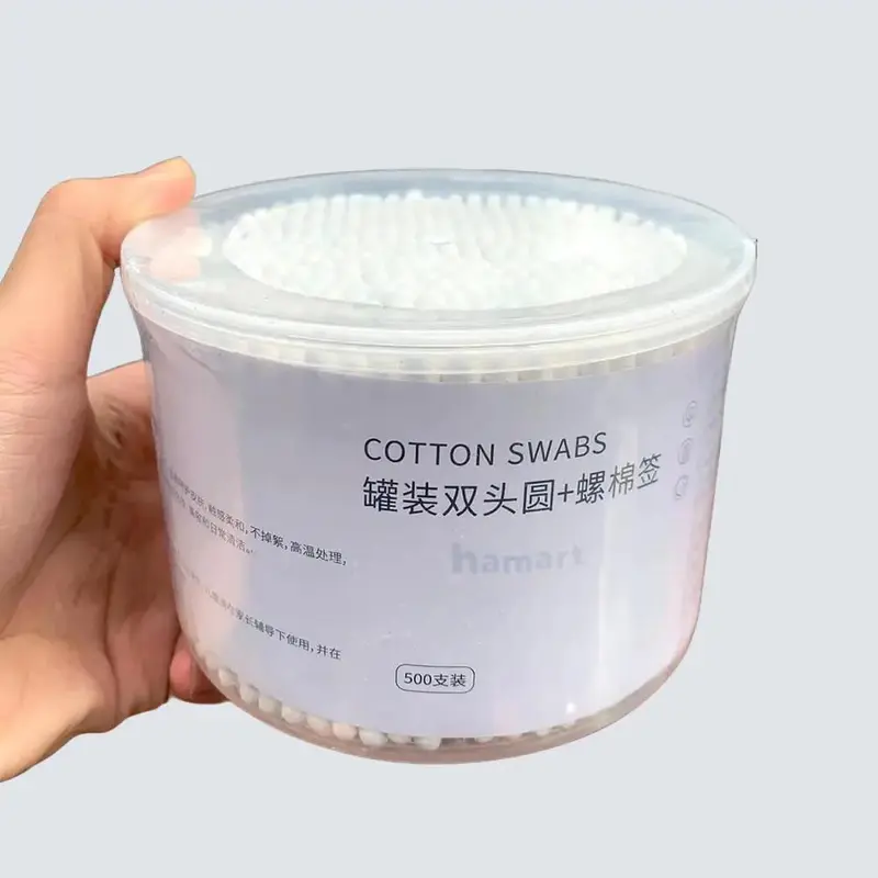 Combo 3 Hộp 500 Tăm Bông Thân Gỗ Tre Ngoáy Tai Người Lớn 2 Đầu Vệ Sinh Tai Đa Năng An Toàn Tiện Lợi Đạt Chuẩn Vệ Sinh An Toàn Sức Khoẻ Women Nữ 0