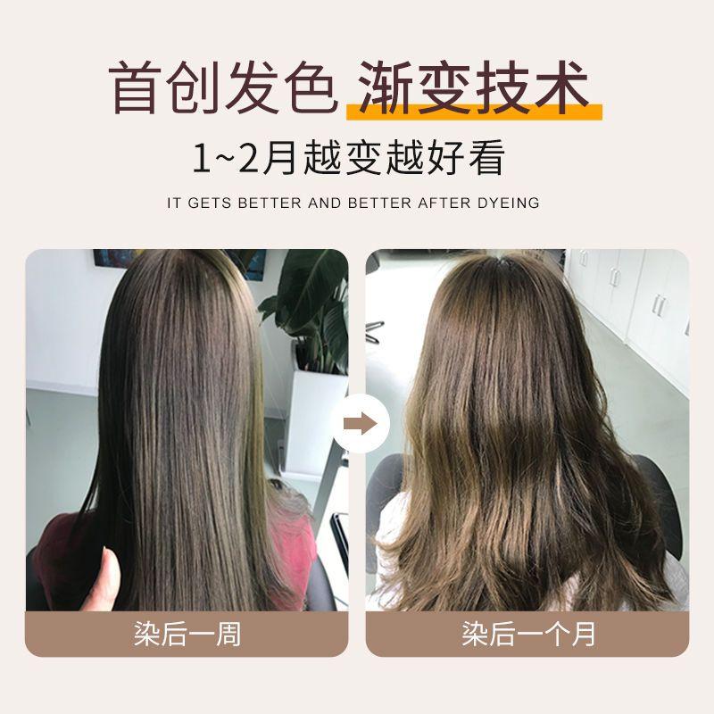 Krim Pewarna Rambut, H5, Pewarna Rambut Tumbuhan Profesional, Untuk Mewarna Rambut Anda Di Rumah, Warna Popular, Memutihkan dan Menutup Rambut Putih, Dijamin Tulen Dye Hair 6