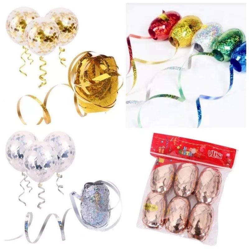 ( MÀU MỚI )Dây Nhũ Óng Ánh Buộc Bóng Bay Trang Trí Sinh Nhật, Phòng Cưới Đẹp Lung Linh PK11 Gooddecors 1
