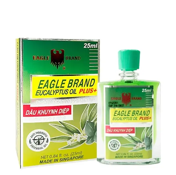 Dầu Khuynh Diệp Singapore cho bé  30ml/ 25ml dòng plus+ chống muỗi 8 tiếng cho bé 4