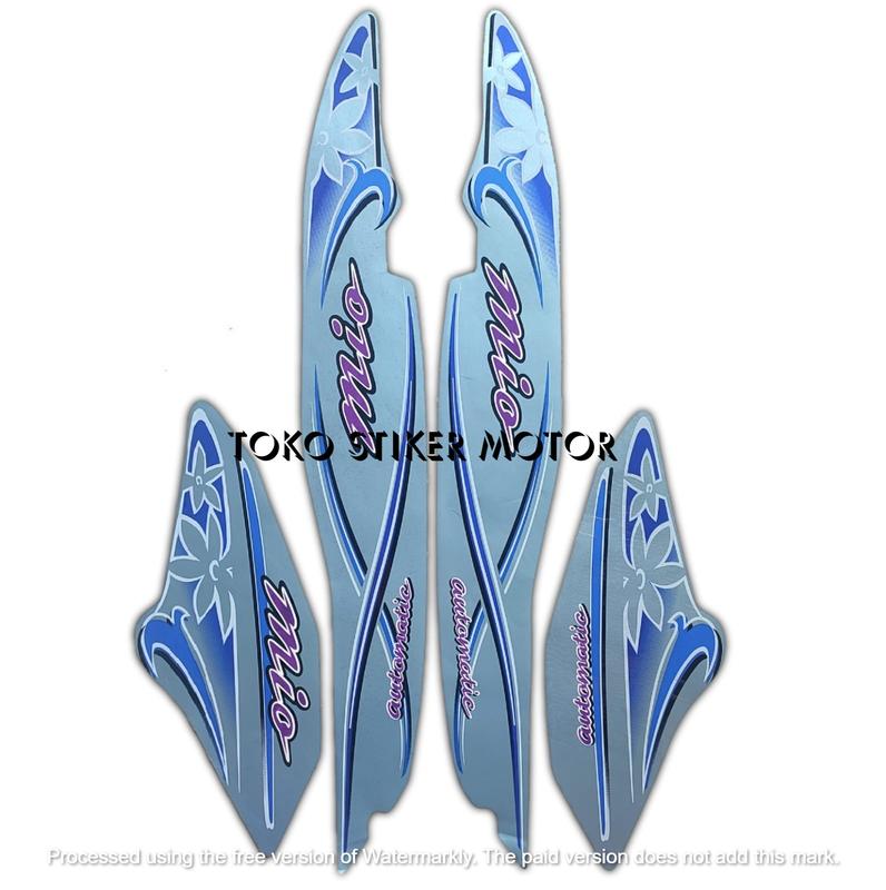 STIKER STRIPING LIS BODY MOTOR MIO SPORTY TAHUN 2004 FULLSET Motorcycle striping mio sporty 5