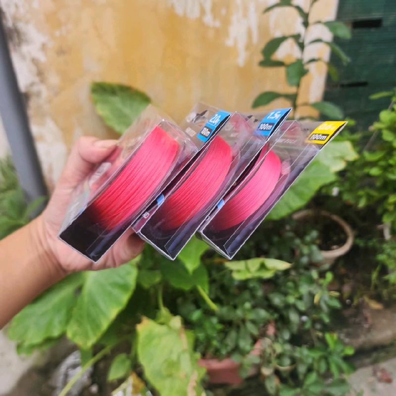 Dây Câu Pe X4 Shuttle Màu Đỏ Siêu Hot Siêu Chất Lượng Giá Siêu Rẻ dây dù câu cá 100m