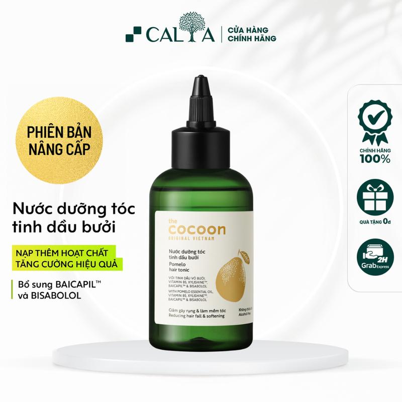 Xịt dưỡng Tóc Cocoon Tinh Dầu Bưởi Mọc Tóc, Giảm Rụng, Dưỡng Tóc Chắc Khỏe - Cocoon Pomelo Hair Tonic 140ml xịt kích mọc tóc