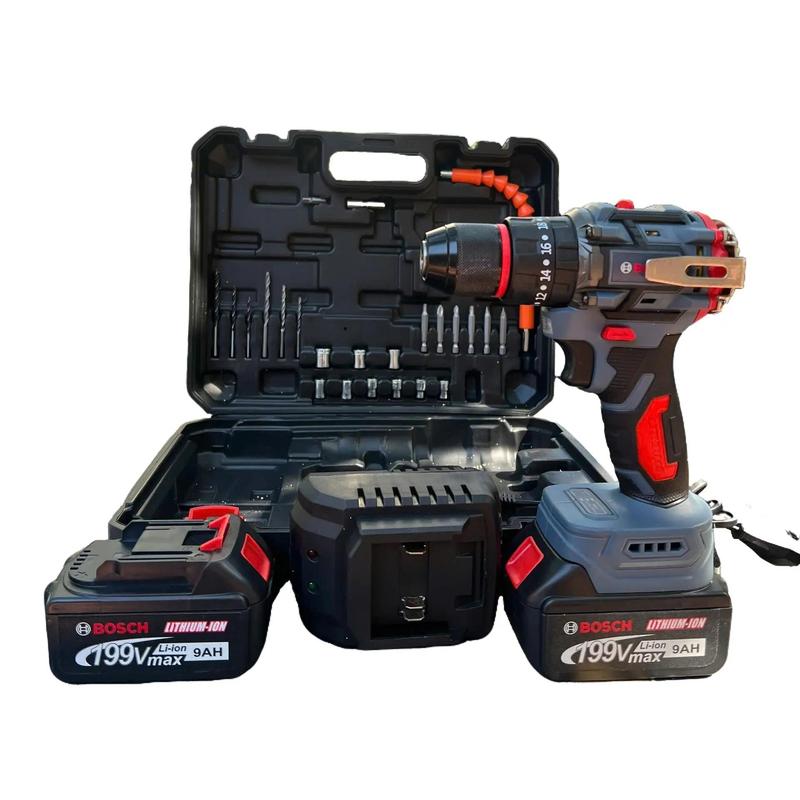 Máy khoan pin BOSCH Động cơ Không chổi than, 10mm 3 Chức năng, Có khóa trục và điều tốc siêu mượt