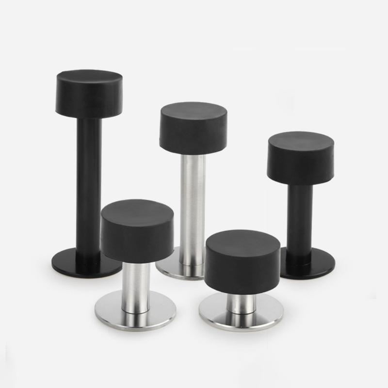 Product Introduction of New Stainless Steel Door Stopper Nail-free Punching/No Punching Door Suction Anti-collision Hardware Door Holder Wall Mounted 15
