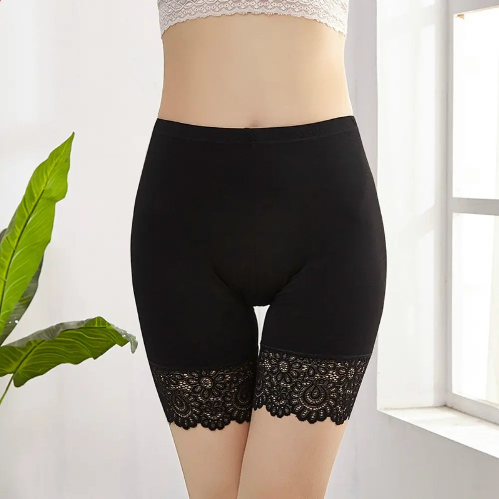 Lingeries Anti Pinch Skirt Underwear Safety Pants Seamless High Waist Elasticity Women's Pants Plus Size Safety Shorts Women's
