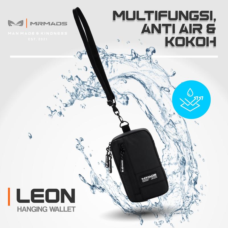 Product Introduction of Mr Mads - Leon Hanging Wallet - Tas Slingbag Kecil - Tas Hp Dompet Waterproof Selempang Pria 4