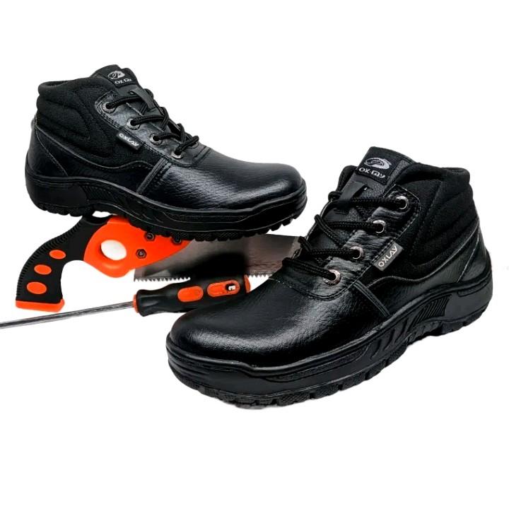 Oxlay sepatu safety boots terlaris PRIA 0