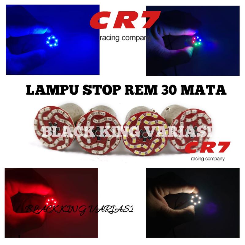 Lampu LED Stop Rem 30 Mata Lampu Rem Stop LED Bayonet 30 Mata Running Kedip Lampu Stop Rem 30 Led Car 2