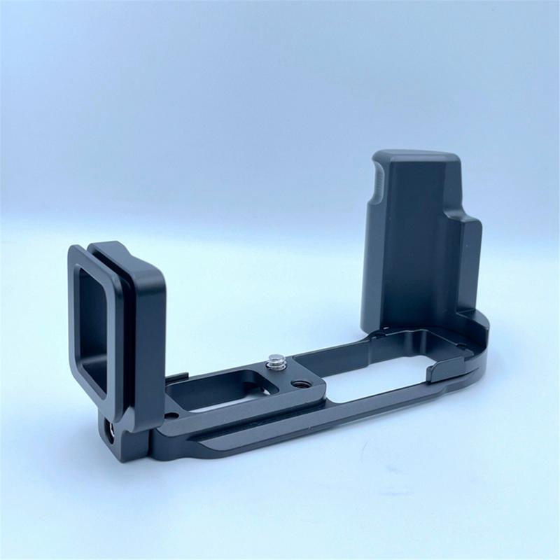 แผ่นปลดเร็ว L สำหรับกล้อง OMD EM10 EM10II ด้ามจับอลูมิเนียม CNC สีดำ ขาตั้ง 8