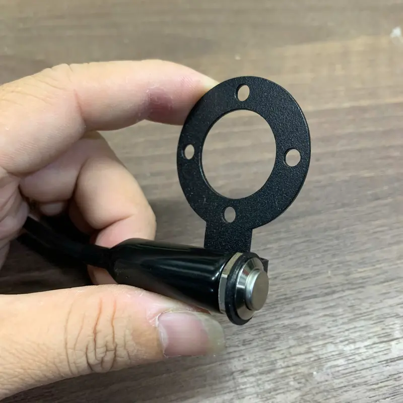TV38 - Pát Công Tắc INOX Lắp Ghi Đông Xe Máy Chống Nước, Lỗ  ghi đông 22mm, lỗ nút 12mm 5