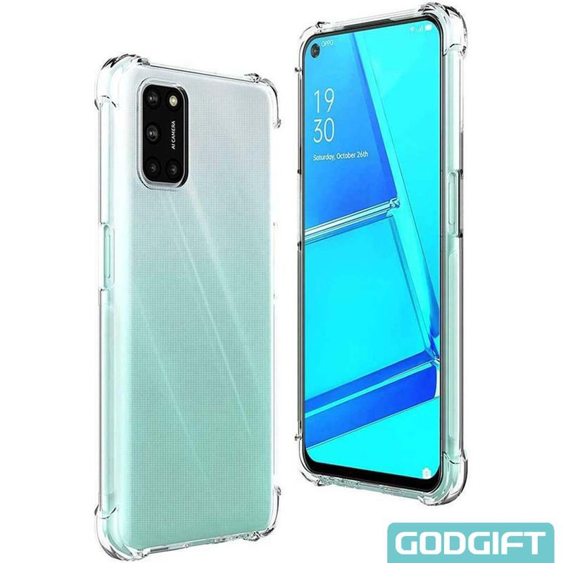  Ốp Điện Thoại Chống Sốc Trong Suốt Tương Thích Với OPPO A96 A94 A95 A76 A73 A74 A36 A93 A94 A54 A55 A52 A55 4G Và 5G F19 F17 F15 Pro Được Làm Bằng Silicon Ốp Lưng Mỏng Và Dày 