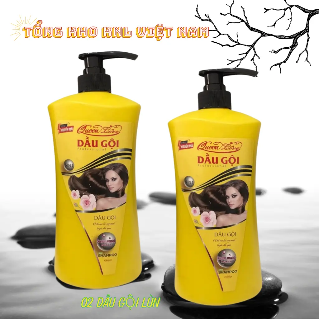 (combo 02) dầu gội đầu(lùn) 1000ml Nữ dưỡng tóc suôn mượt