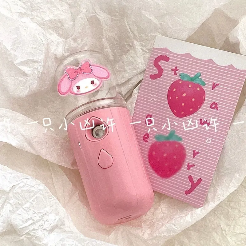Dụng Cụ Phun Dưỡng Ẩm, Thiết Kế Hoạt Hình Sanrio, Xịt Dưỡng Ẩm Nano, Dụng Cụ Hữu Ích, Cầm Tay Và Cầm Tay, Giảm Nhiệt, Thích Hợp Để Trang Trí Mặt Và Máy Tính Để Bàn, Bán Chạy Năm 2025, 7674 Người Vinh Danh 2