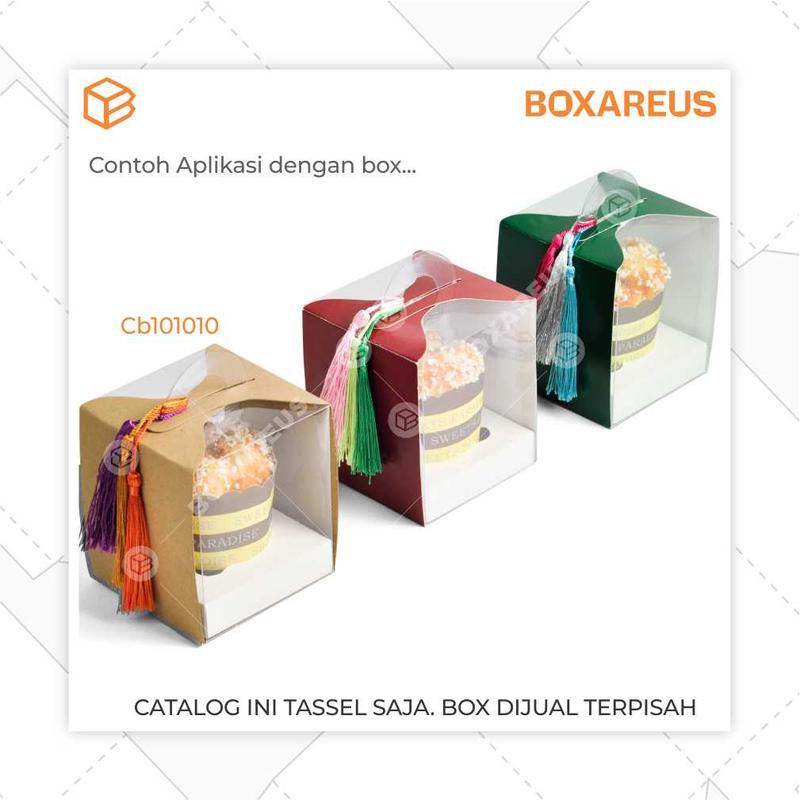 Product Introduction of Tassel Hiasan Dekorasi Aksesoris Hampers Gift Souvernir / Tessel Tasel Tesel Tali Rumbai Green Silver 31