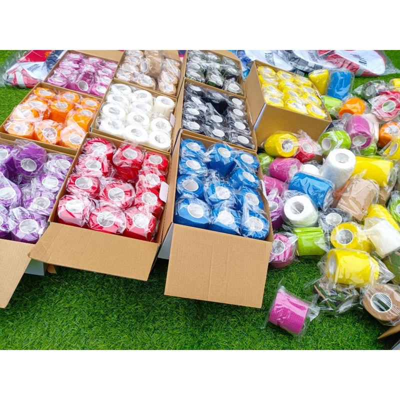 Băng keo thể thao đá bóng cuốn cổ chân cổ tay cao su non vải hỗ trợ thi đấu và tập luyện 5
