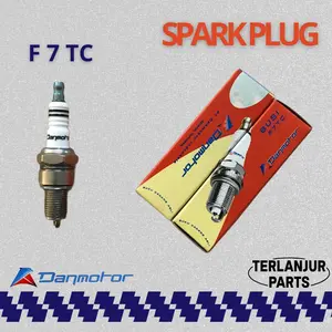 Busi Vespa Danmotor Denso Drat Panjang F7TC buat Vespa PXE Excel