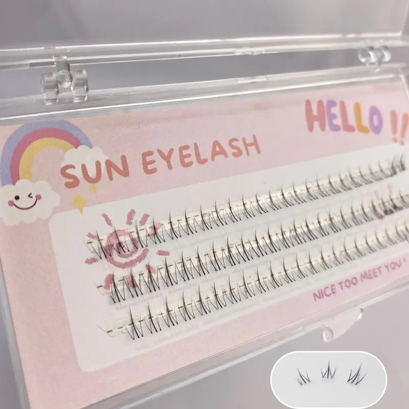 [Tặng keo, nhíp] C11 - Mi dưới hình ngọn lửa phù hợp make Douyin và makeup hàng ngày Trang Điểm Nữ 2