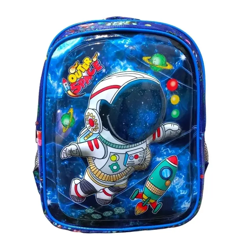 ASTORONOT TAS ANAK SEKOLAH SD TK dan PAUD 3DIMENSI TIMBUL LAMPU LED Motif Bunga Karakter Kartun Tas Punggung Setrip